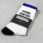 Hamburg meine Perle – Lokalpatriot-Socken Blau-Schwarz