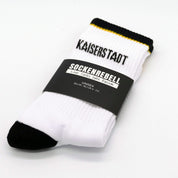 Kaiserstadt – Lokalpatriot-Socken Schwarz-Gelb