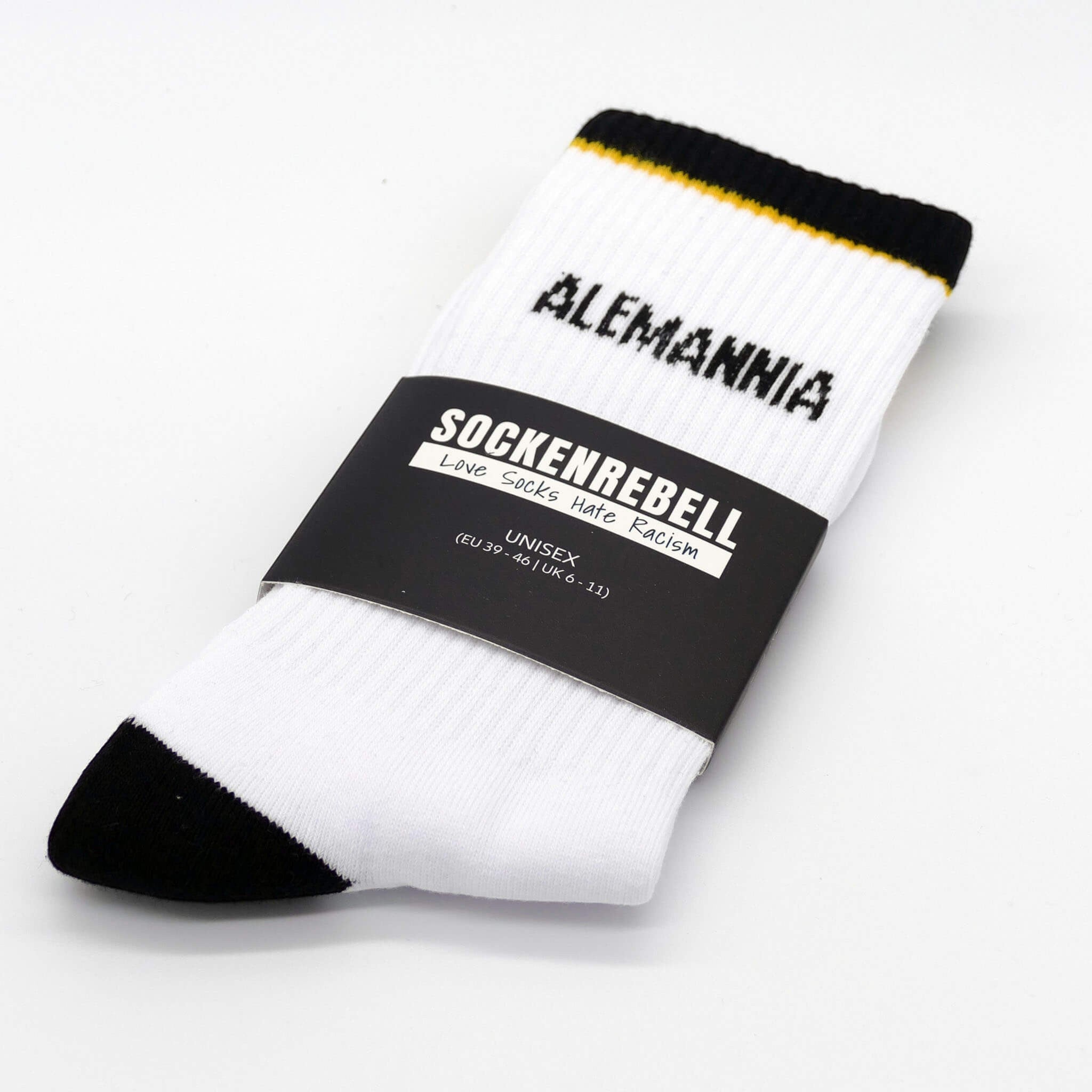 Alemannia – Lokalpatriot-Socken Schwarz-Gelb