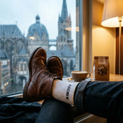 Aachen – Lokalpatriot-Socken Schwarz-Gelb