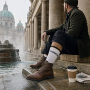 Kaiserstadt – Lokalpatriot-Socken Schwarz-Gelb
