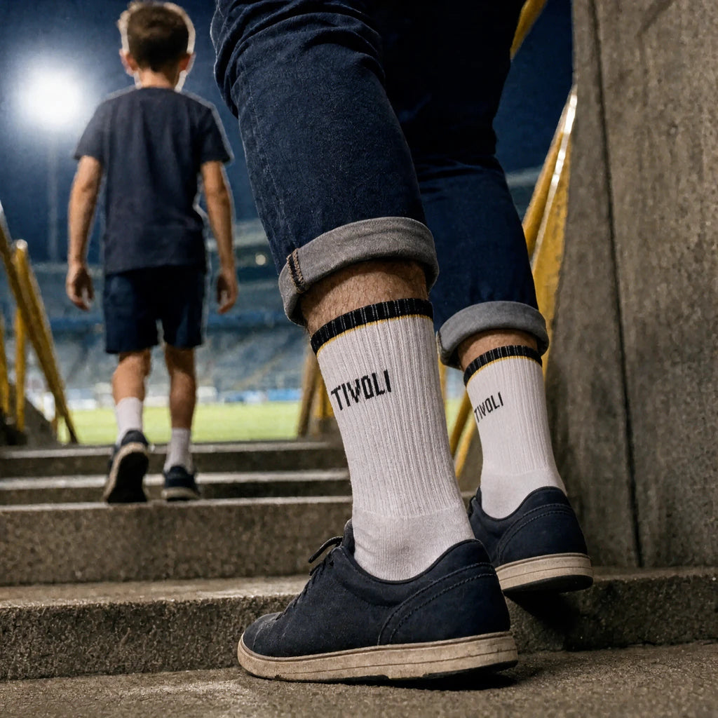 Tivoli – Lokalpatriot-Socken Schwarz-Gelb